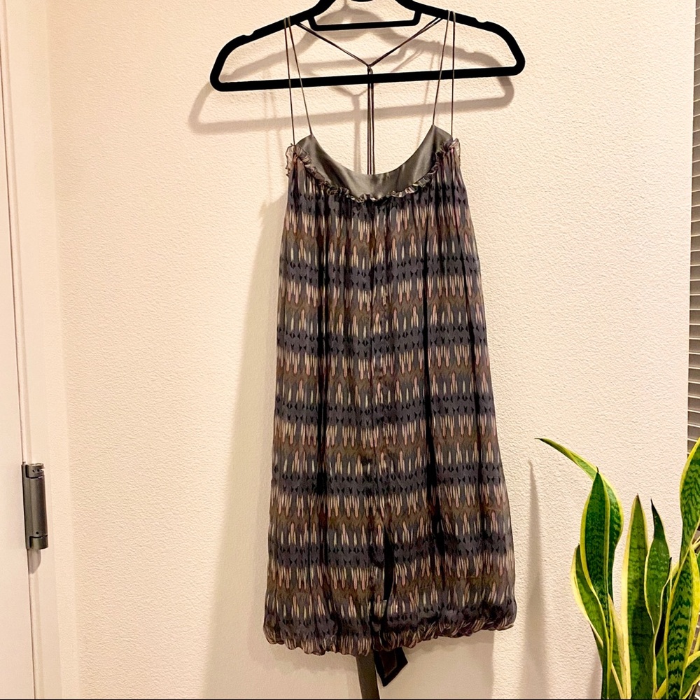 🖤Development By Erica Davies Patterned Silk Dress
